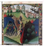 Francais 76, fol. 153, Siege de Calais (1346-1347)